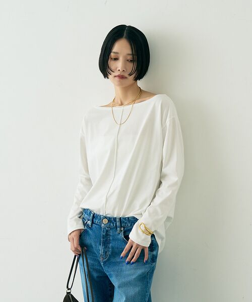 Rouge vif la cle / ルージュ・ヴィフ ラクレ Tシャツ | 綿ポリ天竺万能カットプルオーバー | 詳細1