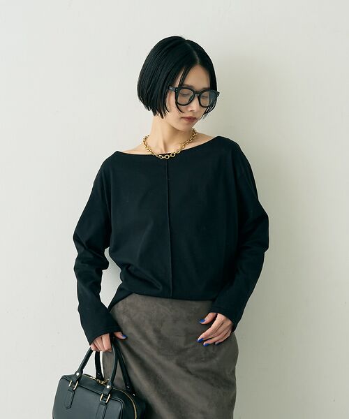 Rouge vif la cle / ルージュ・ヴィフ ラクレ Tシャツ | 綿ポリ天竺万能カットプルオーバー | 詳細18