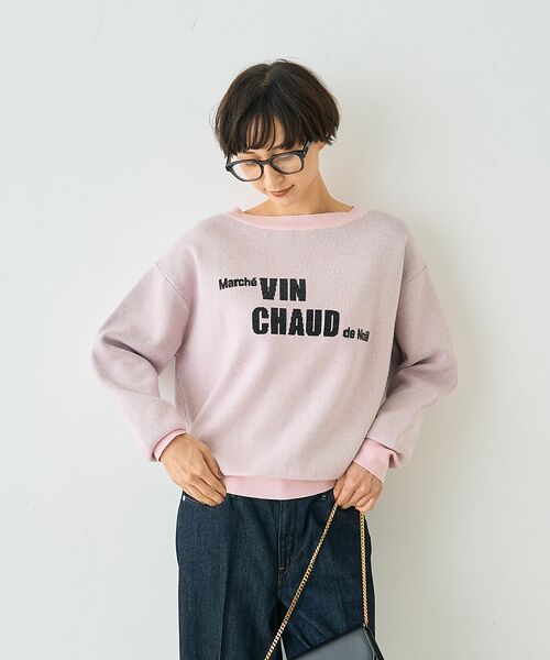 Rouge vif la cle / ルージュ・ヴィフ ラクレ ニット・セーター | ノエルロゴニットプルオーバー【予約】 | 詳細1