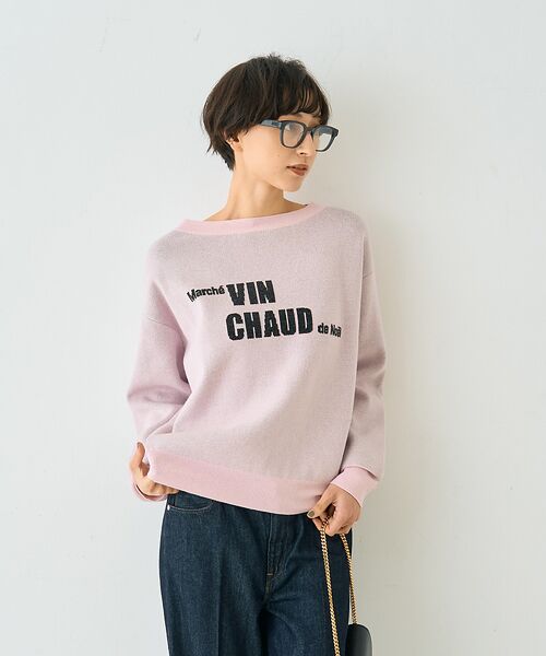 Rouge vif la cle / ルージュ・ヴィフ ラクレ ニット・セーター | ノエルロゴニットプルオーバー【予約】 | 詳細2