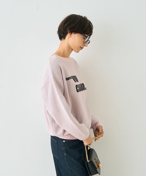 Rouge vif la cle / ルージュ・ヴィフ ラクレ ニット・セーター | ノエルロゴニットプルオーバー【予約】 | 詳細3