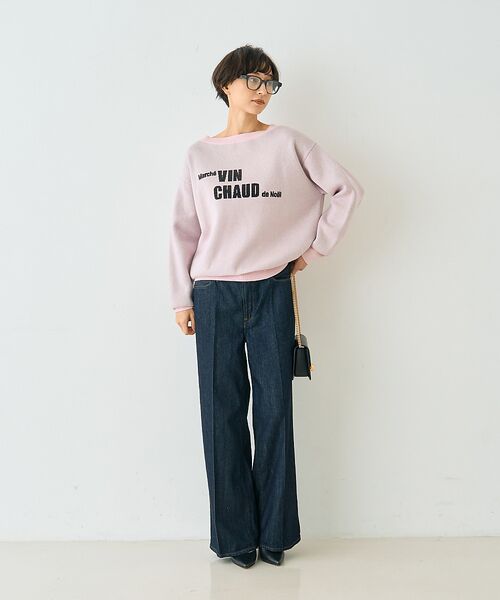 Rouge vif la cle / ルージュ・ヴィフ ラクレ ニット・セーター | ノエルロゴニットプルオーバー【予約】 | 詳細7