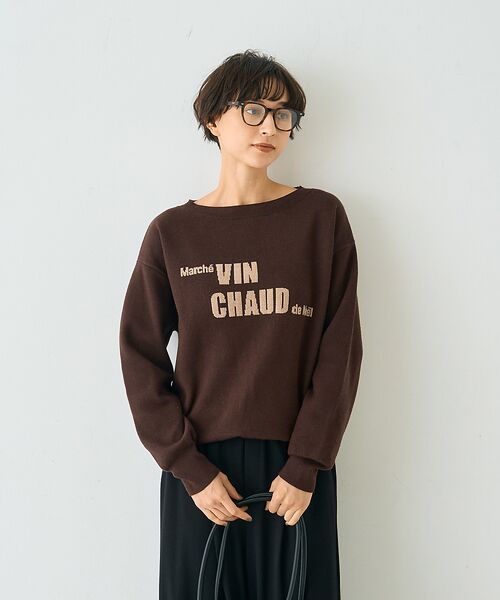 Rouge vif la cle / ルージュ・ヴィフ ラクレ ニット・セーター | ノエルロゴニットプルオーバー【予約】 | 詳細14