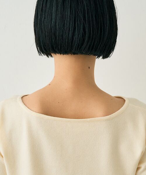 Rouge vif la cle / ルージュ・ヴィフ ラクレ ニット・セーター | 【一部店舗限定】センターシーム ボートネックニットプルオーバー | 詳細10