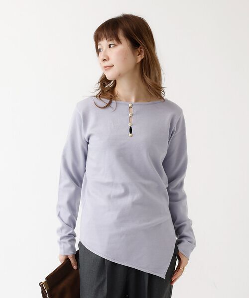 Rouge vif la cle / ルージュ・ヴィフ ラクレ ニット・セーター | 【一部店舗限定】センターシーム ボートネックニットプルオーバー | 詳細22