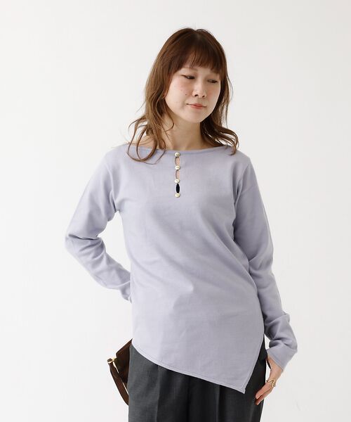 Rouge vif la cle / ルージュ・ヴィフ ラクレ ニット・セーター | 【一部店舗限定】センターシーム ボートネックニットプルオーバー | 詳細24