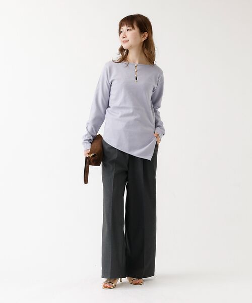 Rouge vif la cle / ルージュ・ヴィフ ラクレ ニット・セーター | 【一部店舗限定】センターシーム ボートネックニットプルオーバー | 詳細25