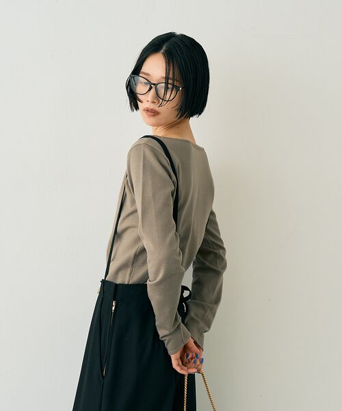 Rouge vif la cle / ルージュ・ヴィフ ラクレ ニット・セーター | 【一部店舗限定】センターシーム ボートネックニットプルオーバー | 詳細30