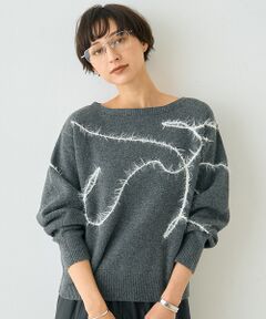 Rouge vif la cle / ルージュ・ヴィフ ラクレ ニット・セーター | 【一部店舗限定】フェザーラインニットプルオーバー