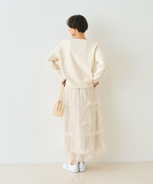 Rouge vif la cle / ルージュ・ヴィフ ラクレ ニット・セーター | 【一部店舗限定】フェザーラインニットプルオーバー | 詳細10