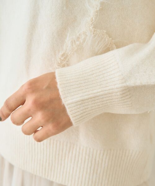 Rouge vif la cle / ルージュ・ヴィフ ラクレ ニット・セーター | 【一部店舗限定】フェザーラインニットプルオーバー | 詳細16