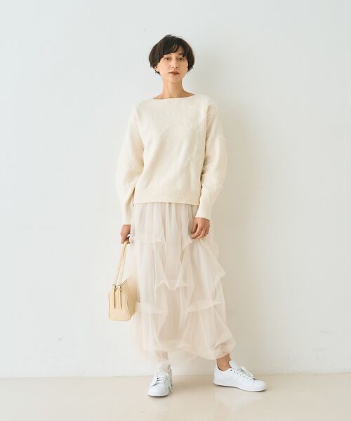 Rouge vif la cle / ルージュ・ヴィフ ラクレ ニット・セーター | 【一部店舗限定】フェザーラインニットプルオーバー | 詳細6