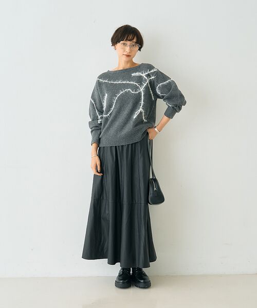 Rouge vif la cle / ルージュ・ヴィフ ラクレ ニット・セーター | 【一部店舗限定】フェザーラインニットプルオーバー | 詳細27