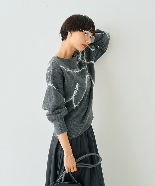 Rouge vif la cle / ルージュ・ヴィフ ラクレ ニット・セーター | 【一部店舗限定】フェザーラインニットプルオーバー | 詳細19