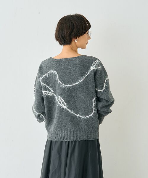 Rouge vif la cle / ルージュ・ヴィフ ラクレ ニット・セーター | 【一部店舗限定】フェザーラインニットプルオーバー | 詳細21