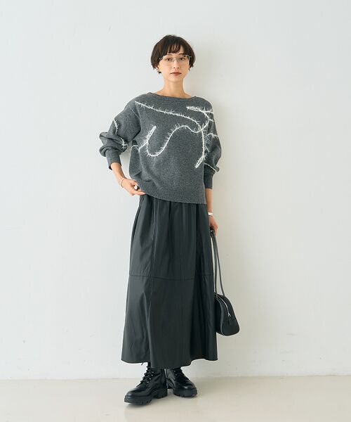 Rouge vif la cle / ルージュ・ヴィフ ラクレ ニット・セーター | 【一部店舗限定】フェザーラインニットプルオーバー | 詳細24