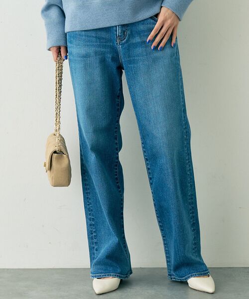 Rouge vif la cle / ルージュ・ヴィフ ラクレ デニムパンツ | 【RED CARD/レッドカード】別注35th Anniversary.Stra(ブルー)