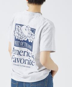 Rouge vif la cle / ルージュ・ヴィフ ラクレ Tシャツ | 【FRUIT OF THE LOOM】プリントTシャツ / ワンポイント刺繍 /