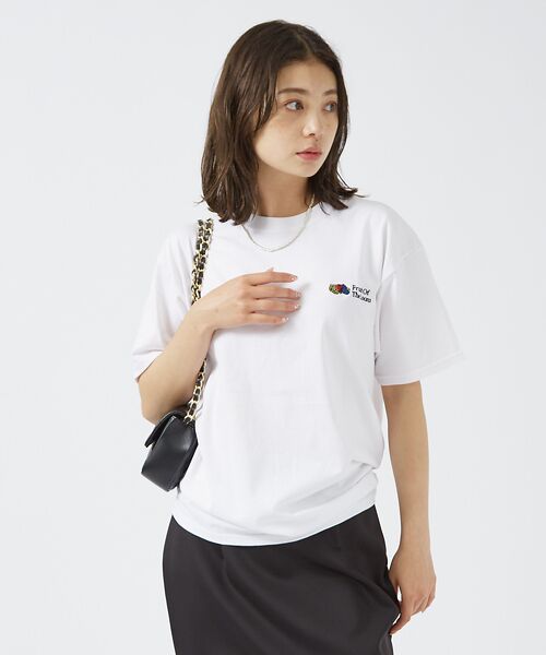 Rouge vif la cle / ルージュ・ヴィフ ラクレ Tシャツ | 【FRUIT OF THE LOOM】プリントTシャツ / ワンポイント刺繍 / | 詳細1