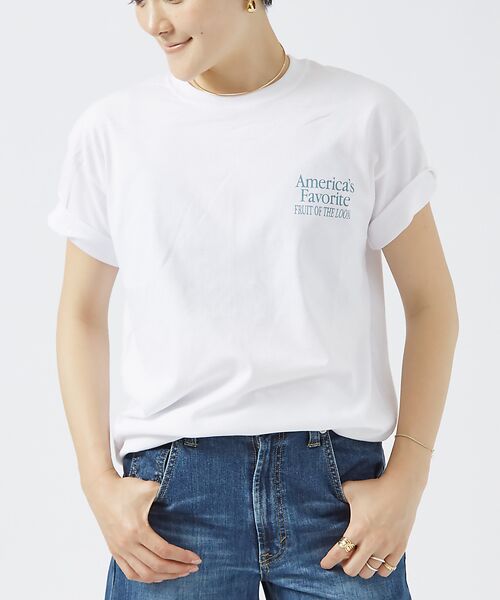 Rouge vif la cle / ルージュ・ヴィフ ラクレ Tシャツ | 【FRUIT OF THE LOOM】プリントTシャツ / ワンポイント刺繍 / | 詳細16