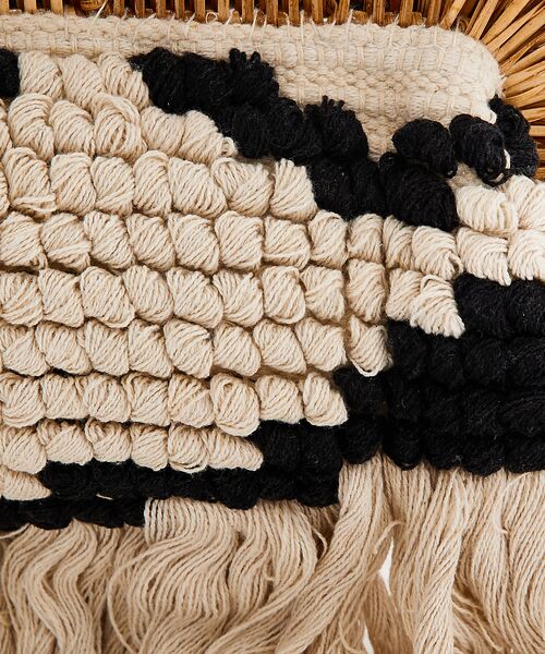 Rouge vif la cle / ルージュ・ヴィフ ラクレ クラッチ・パーティバッグ | 【Swaraj/スワラージ】ラタンフレームクラッチバッグ / フリンジ / チェ | 詳細6