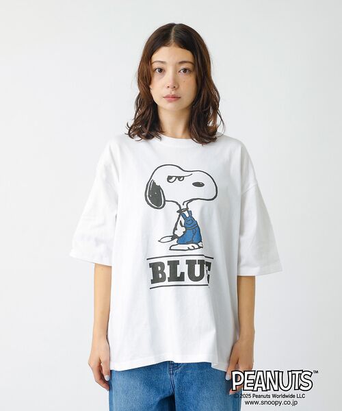 Rouge vif la cle / ルージュ・ヴィフ ラクレ Tシャツ | 【JOHNBULL/ジョンブル】PEANUTS プリントTシャツ / スヌーピー | 詳細4