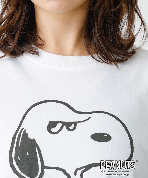Rouge vif la cle / ルージュ・ヴィフ ラクレ Tシャツ | 【JOHNBULL/ジョンブル】PEANUTS プリントTシャツ / スヌーピー | 詳細7