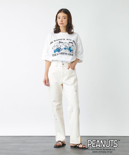 Rouge vif la cle / ルージュ・ヴィフ ラクレ Tシャツ | 【JOHNBULL/ジョンブル】PEANUTS プリントTシャツ / スヌーピー | 詳細13