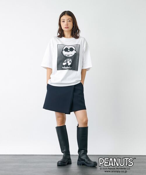 Rouge vif la cle / ルージュ・ヴィフ ラクレ Tシャツ | 【JOHNBULL/ジョンブル】PEANUTS プリントTシャツ / スヌーピー | 詳細17