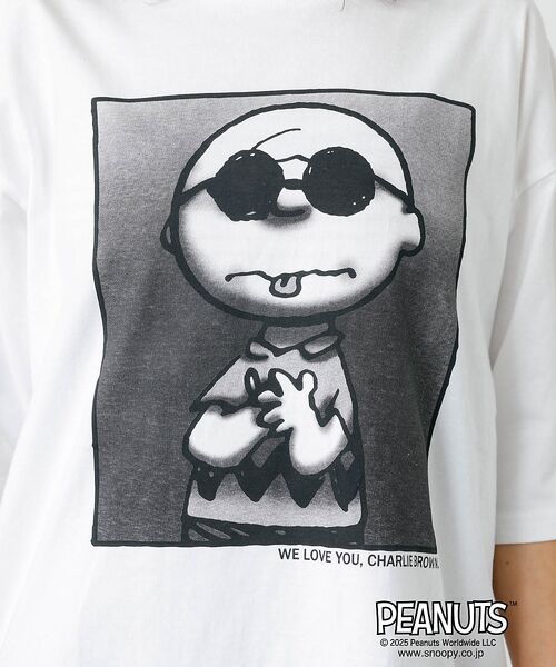 Rouge vif la cle / ルージュ・ヴィフ ラクレ Tシャツ | 【JOHNBULL/ジョンブル】PEANUTS プリントTシャツ / スヌーピー | 詳細18