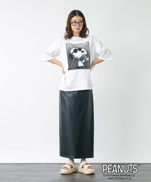 Rouge vif la cle / ルージュ・ヴィフ ラクレ Tシャツ | 【JOHNBULL/ジョンブル】PEANUTS プリントTシャツ / スヌーピー | 詳細19