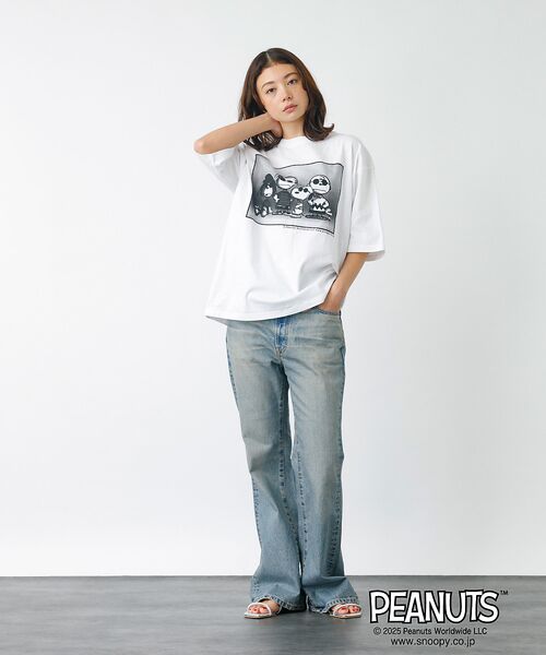 Rouge vif la cle / ルージュ・ヴィフ ラクレ Tシャツ | 【JOHNBULL/ジョンブル】PEANUTS プリントTシャツ / スヌーピー | 詳細21