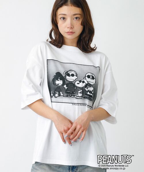 Rouge vif la cle / ルージュ・ヴィフ ラクレ Tシャツ | 【JOHNBULL/ジョンブル】PEANUTS プリントTシャツ / スヌーピー | 詳細22