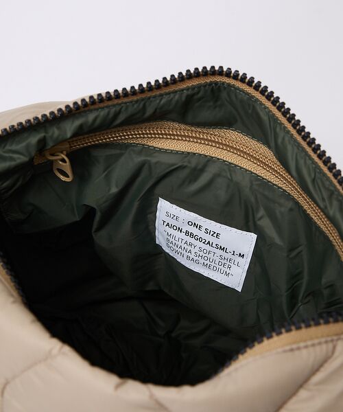 Rouge vif la cle / ルージュ・ヴィフ ラクレ ショルダーバッグ | 【TAION / タイオン】バナナショルダー ダウンバッグM / ソフトシェル | 詳細10
