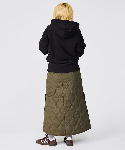 Rouge vif la cle / ルージュ・ヴィフ ラクレ ロング・マキシ丈スカート | 【TAION / タイオン】ミリタリー ダウンスカート | 詳細23