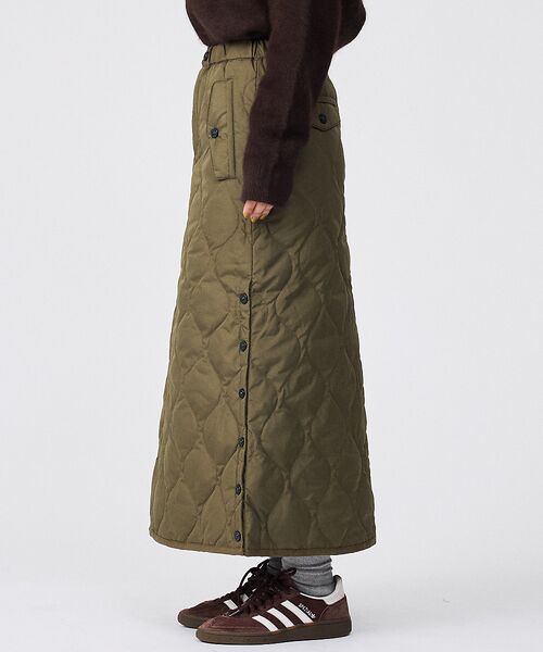 Rouge vif la cle / ルージュ・ヴィフ ラクレ ロング・マキシ丈スカート | 【TAION / タイオン】ミリタリー ダウンスカート | 詳細15