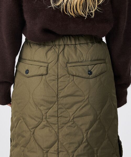 Rouge vif la cle / ルージュ・ヴィフ ラクレ ロング・マキシ丈スカート | 【TAION / タイオン】ミリタリー ダウンスカート | 詳細17