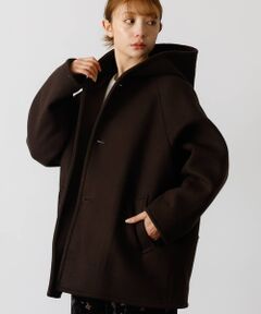 Rouge vif la cle / ルージュ・ヴィフ ラクレ その他アウター | 【Le Melange/ル・メランジュ】コクーンシルエットフードコート/#855