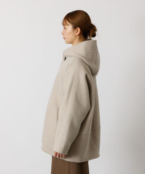 Rouge vif la cle / ルージュ・ヴィフ ラクレ その他アウター | 【Le Melange/ル・メランジュ】コクーンシルエットフードコート/#855 | 詳細5