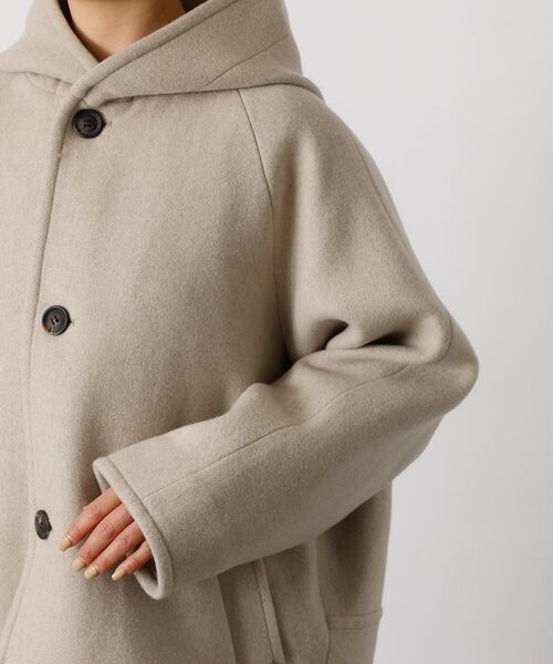 Rouge vif la cle / ルージュ・ヴィフ ラクレ その他アウター | 【Le Melange/ル・メランジュ】コクーンシルエットフードコート/#855 | 詳細8