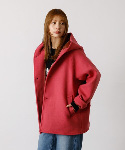 Rouge vif la cle / ルージュ・ヴィフ ラクレ その他アウター | 【Le Melange/ル・メランジュ】コクーンシルエットフードコート/#855 | 詳細16