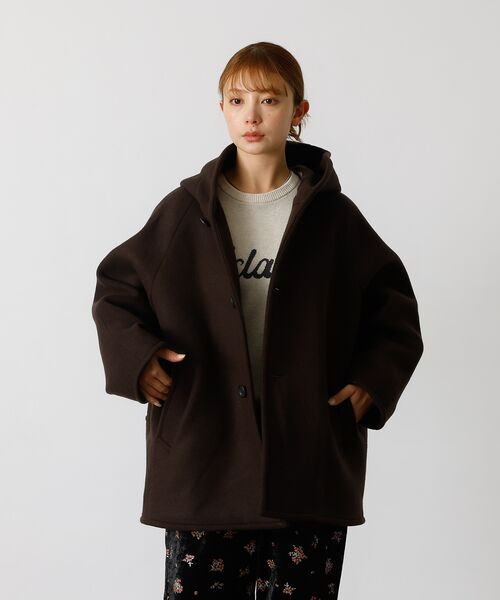 Rouge vif la cle / ルージュ・ヴィフ ラクレ その他アウター | 【Le Melange/ル・メランジュ】コクーンシルエットフードコート/#855 | 詳細21