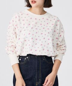 Rouge vif la cle / ルージュ・ヴィフ ラクレ スウェット | 【JEMORGAN / ジェーイーモーガン】ガーゼ裏毛 花柄クルースウェット/J