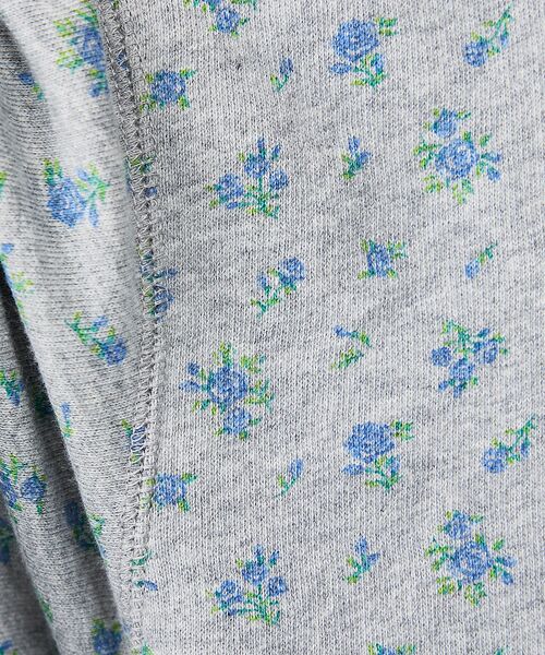 Rouge vif la cle / ルージュ・ヴィフ ラクレ スウェット | 【JEMORGAN / ジェーイーモーガン】ガーゼ裏毛 花柄クルースウェット/J | 詳細6
