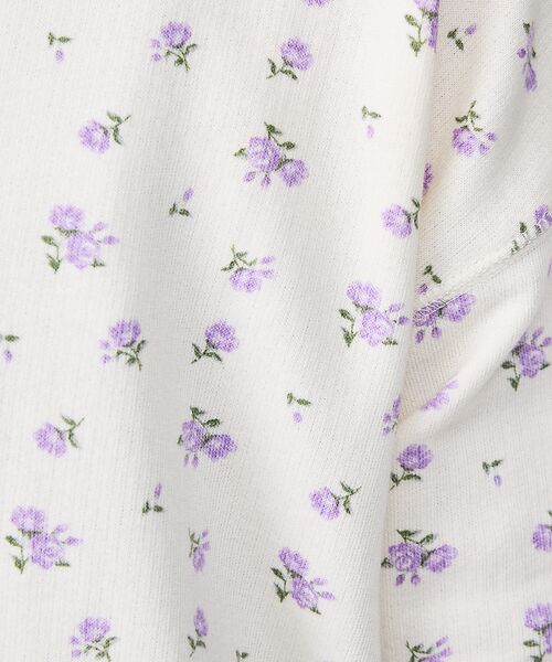 Rouge vif la cle / ルージュ・ヴィフ ラクレ スウェット | 【JEMORGAN / ジェーイーモーガン】ガーゼ裏毛 花柄クルースウェット/J | 詳細25