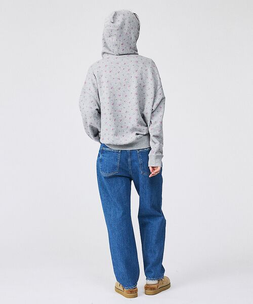 Rouge vif la cle / ルージュ・ヴィフ ラクレ パーカー | 【JEMORGAN/ジェーイーモーガン】ガーゼ裏毛花柄フルジップパーカー/JF6 | 詳細12