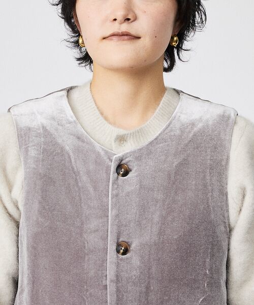 Rouge vif la cle / ルージュ・ヴィフ ラクレ ベスト | 【Keena/キーナ】ベルベットベスト/トップス/ベロア【WEB限定】 | 詳細7