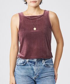 Rouge vif la cle / ルージュ・ヴィフ ラクレ キャミソール・チューブトップ | 【Keena/キーナ】ベルベットタンクトップス/トップス/ベロア/レイヤード【W