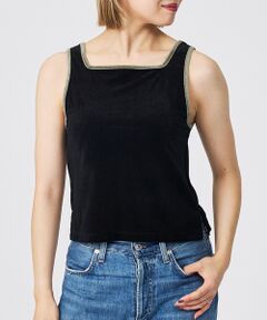 Rouge vif la cle / ルージュ・ヴィフ ラクレ キャミソール・チューブトップ | 【Keena/キーナ】ベルベットタンクトップス/トップス/ベロア/レイヤード【W