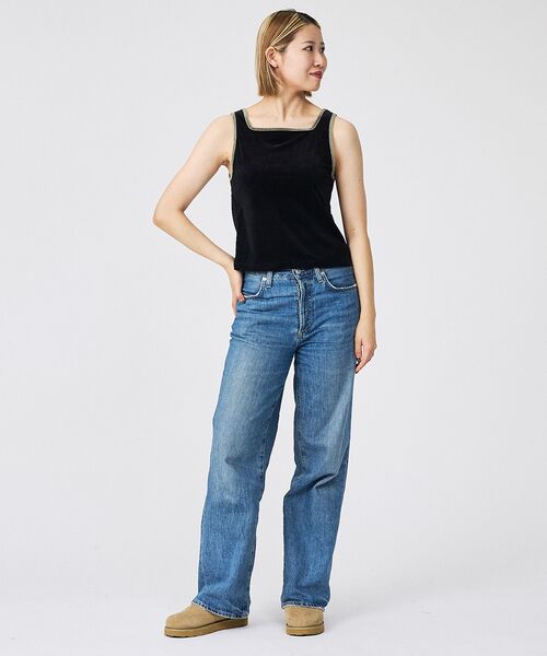 Rouge vif la cle / ルージュ・ヴィフ ラクレ キャミソール・チューブトップ | 【Keena/キーナ】ベルベットタンクトップス/トップス/ベロア/レイヤード【W | 詳細13